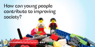 How can young people contribute to improving society?